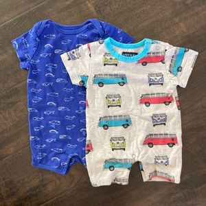 Baby Boy Summer Rompers